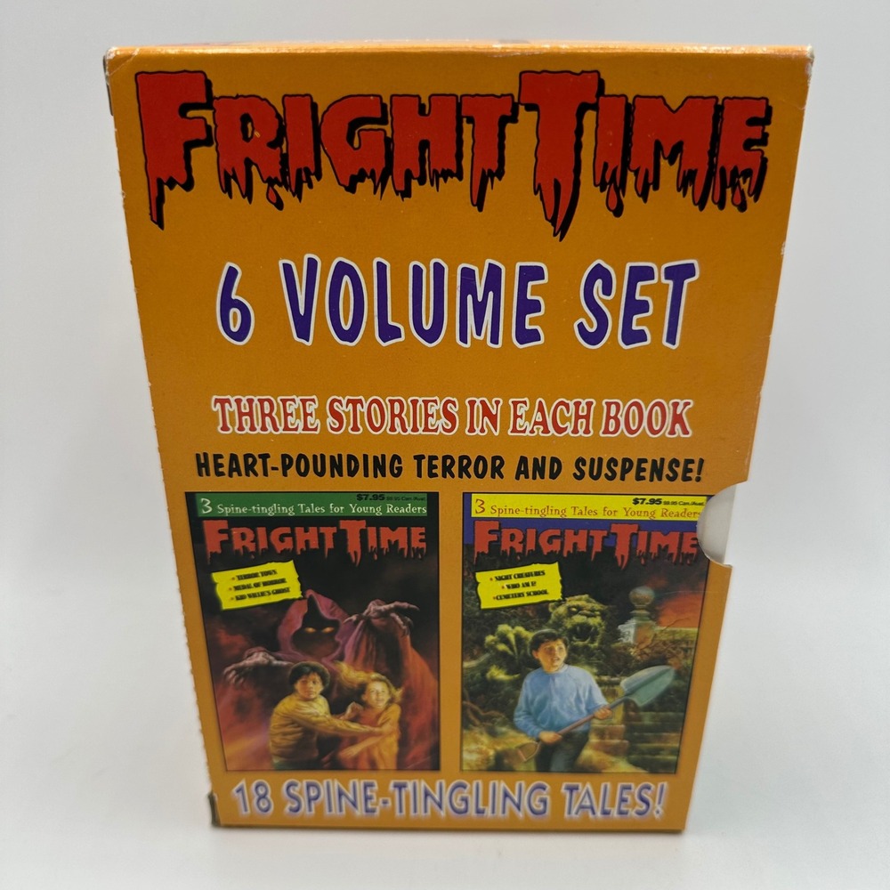 Fright Time 6 Volume Box Set 18 Stories Baronet Books Young Readers Horror 1995